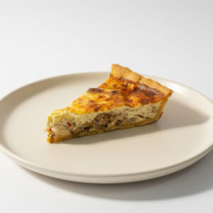 Chicken & Mushroom Quiche