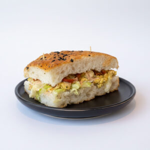 Focaccia Sandwich with Lemon Chicken